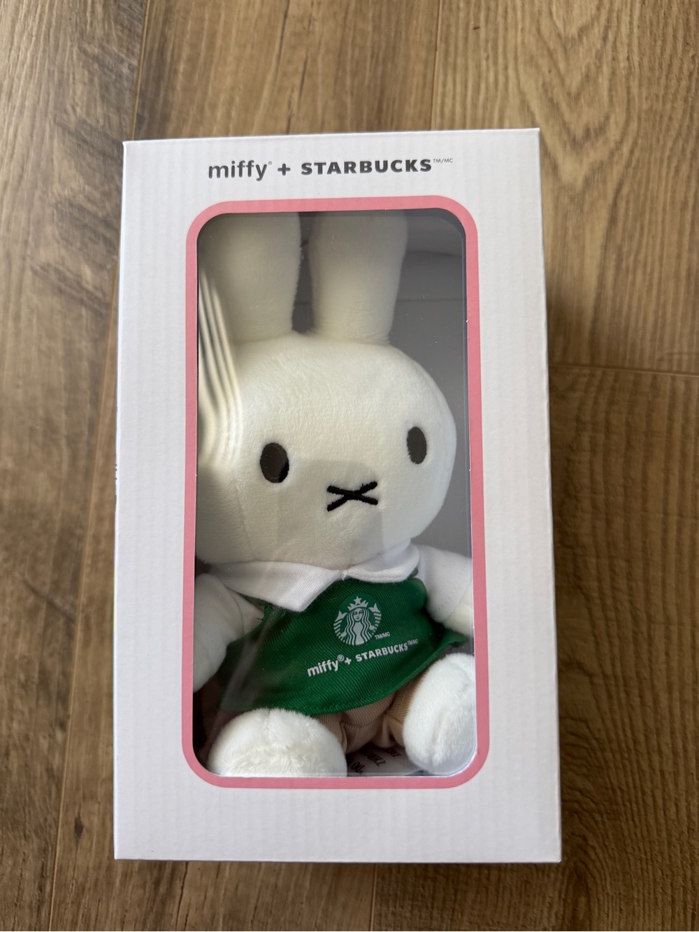 Starbucks x Miffy White Plush with Green Apron